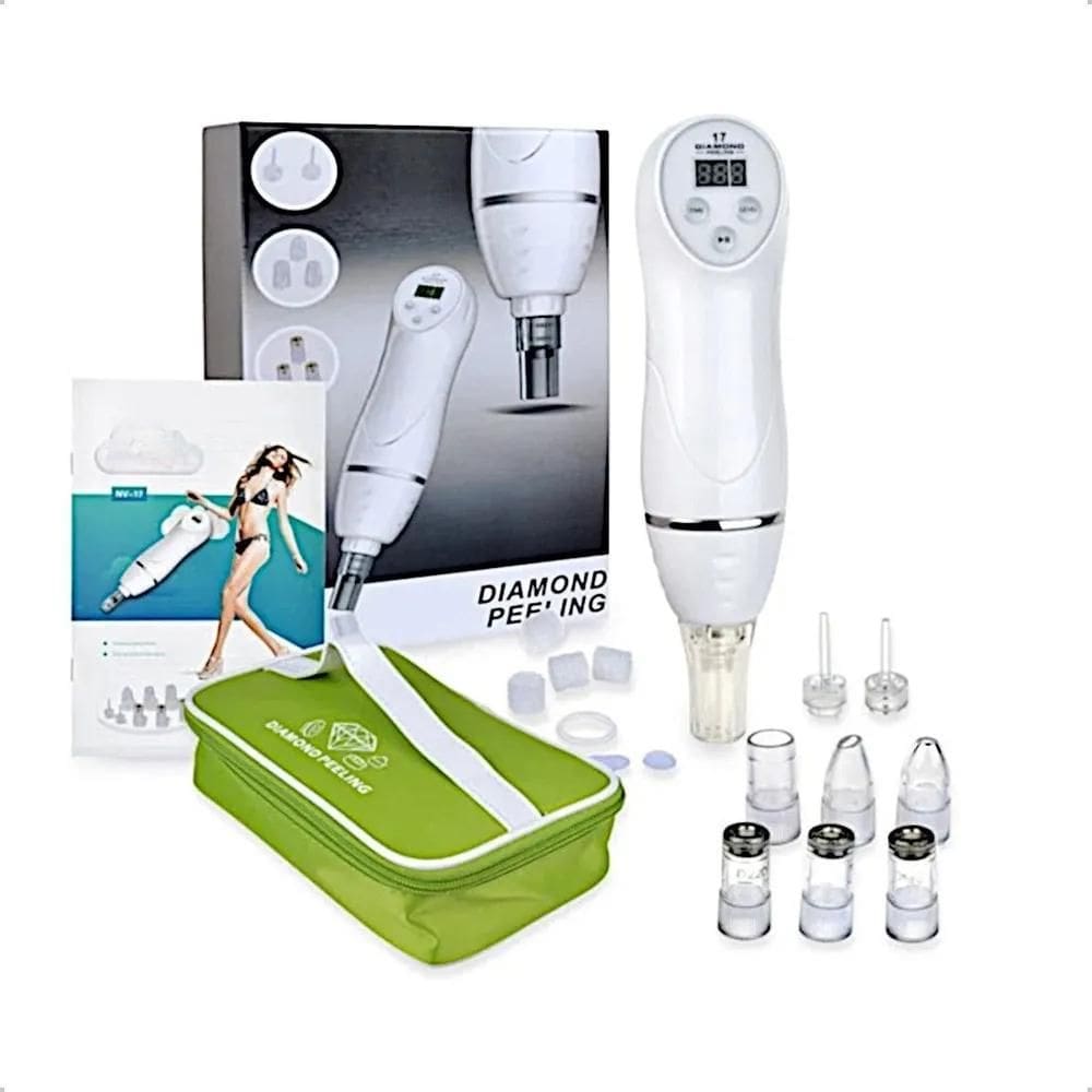 2X Peeling De Diamante Portatil A Vacuo Dermoabrasão Bivolt