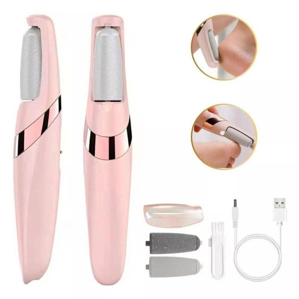 Ralador De Pé Lixa Removedor De Calos Usb Recarregável