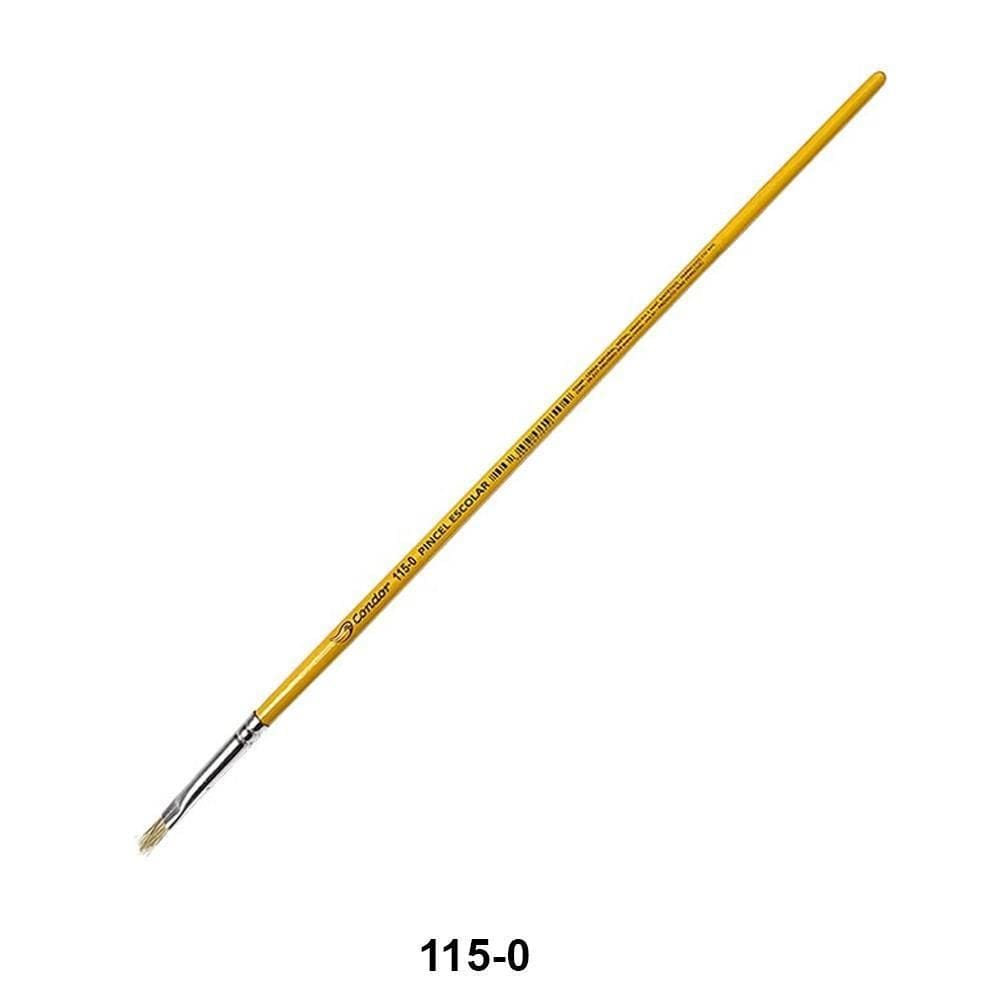 Pincel Chato Escolar N0 Condor 115