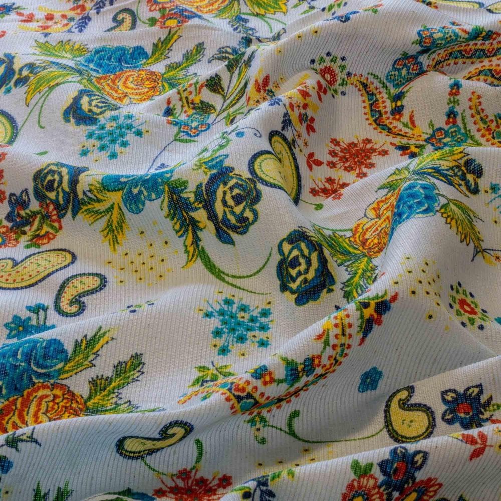 Tecido Gorgurinho Estampado Rolo 3 Metros