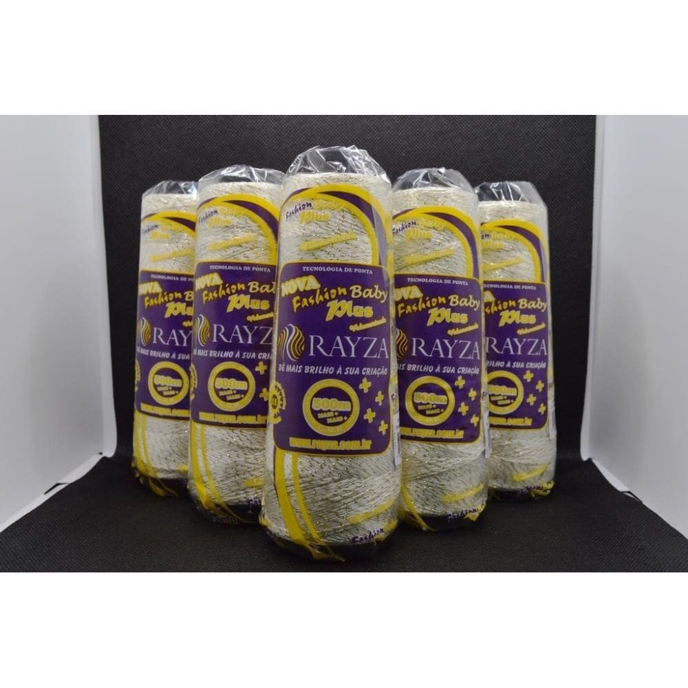 Linha Rayza Fashion Plus Ouro Baby Fina-Branca Ouro