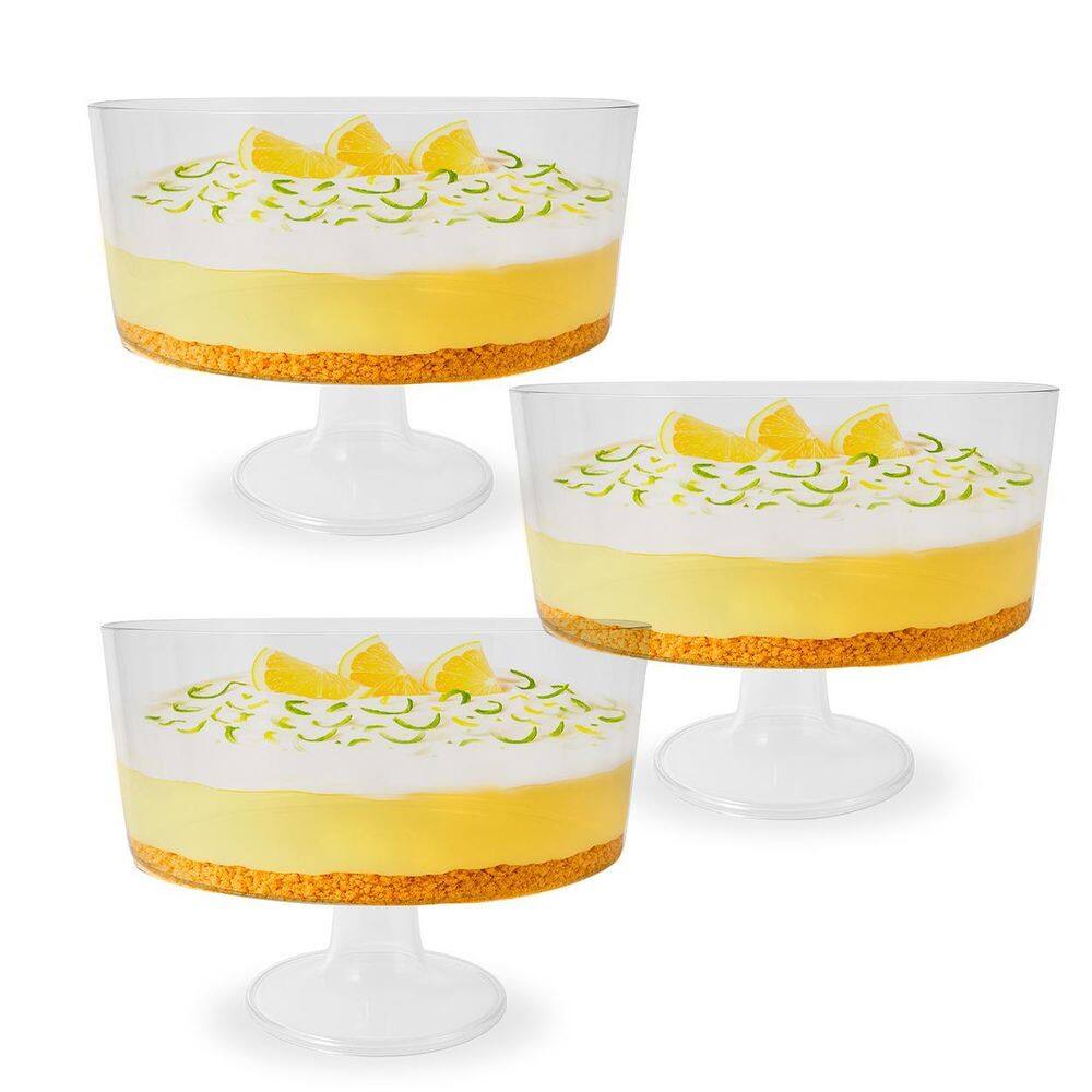 Kitc/3 Taça De Bolo Festa Gourmet Confeitaria Sobremesa 2,2L