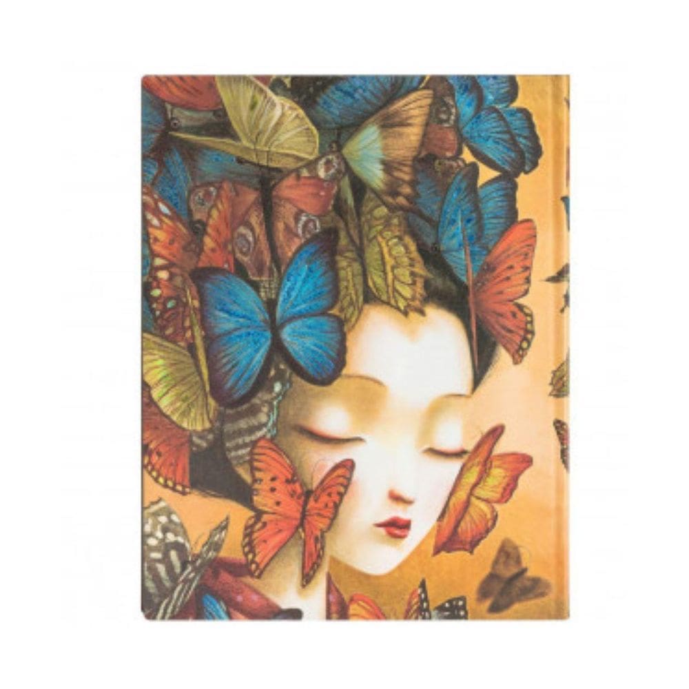 Caderno Diário Pautado Flexis Madame Butterfly Midi