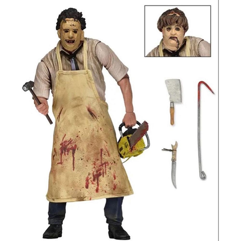 Coleção de bonecos Texas Chainsaw Massacre Horror 18cm