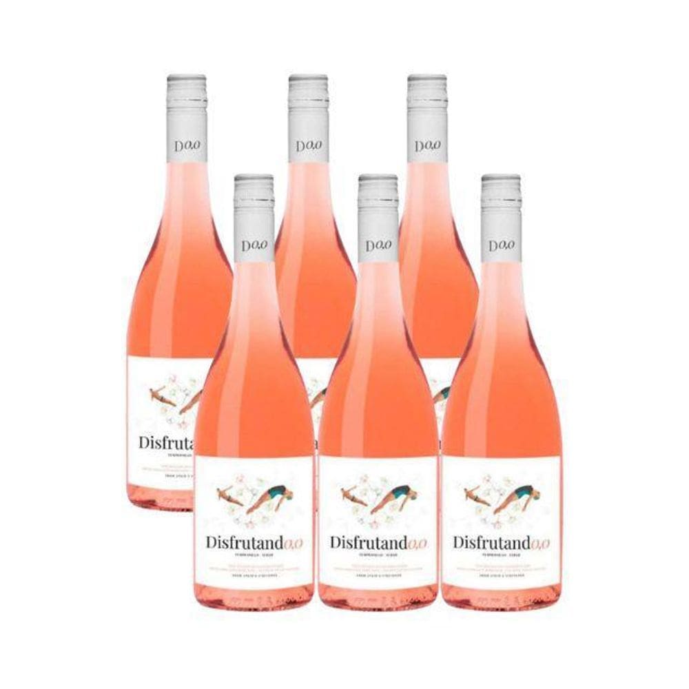 Vinho Sem Álcool Rosé Seco Tempranillo Disfrutando - 750Ml