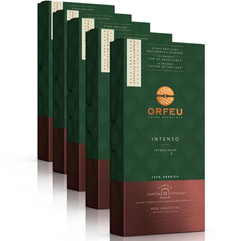 50 Cápsulas De Café Nespresso Orfeu Intenso - Intensidade 8