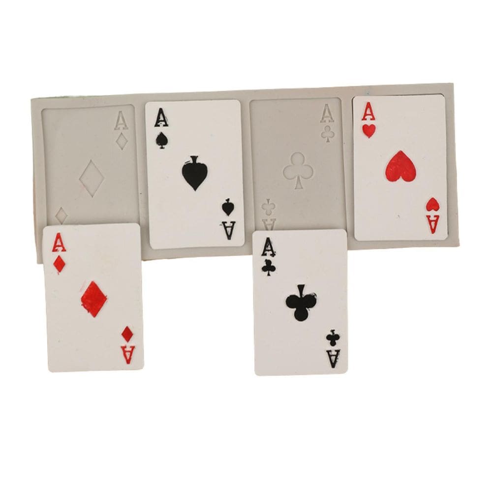Molde Silicone Baralho Cartas Carteado Cassino Jogo Buraco