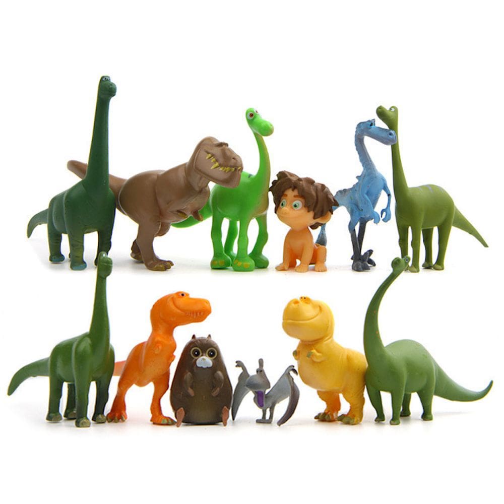 Coleção Figure Toy Model Good Dinosaur 12 unidades