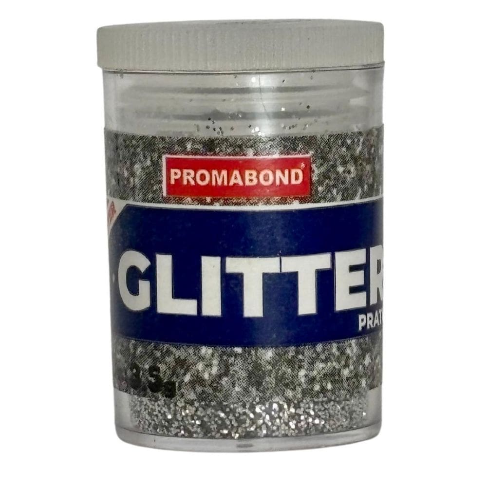 Glitter Prata 3,5G Poliéster
