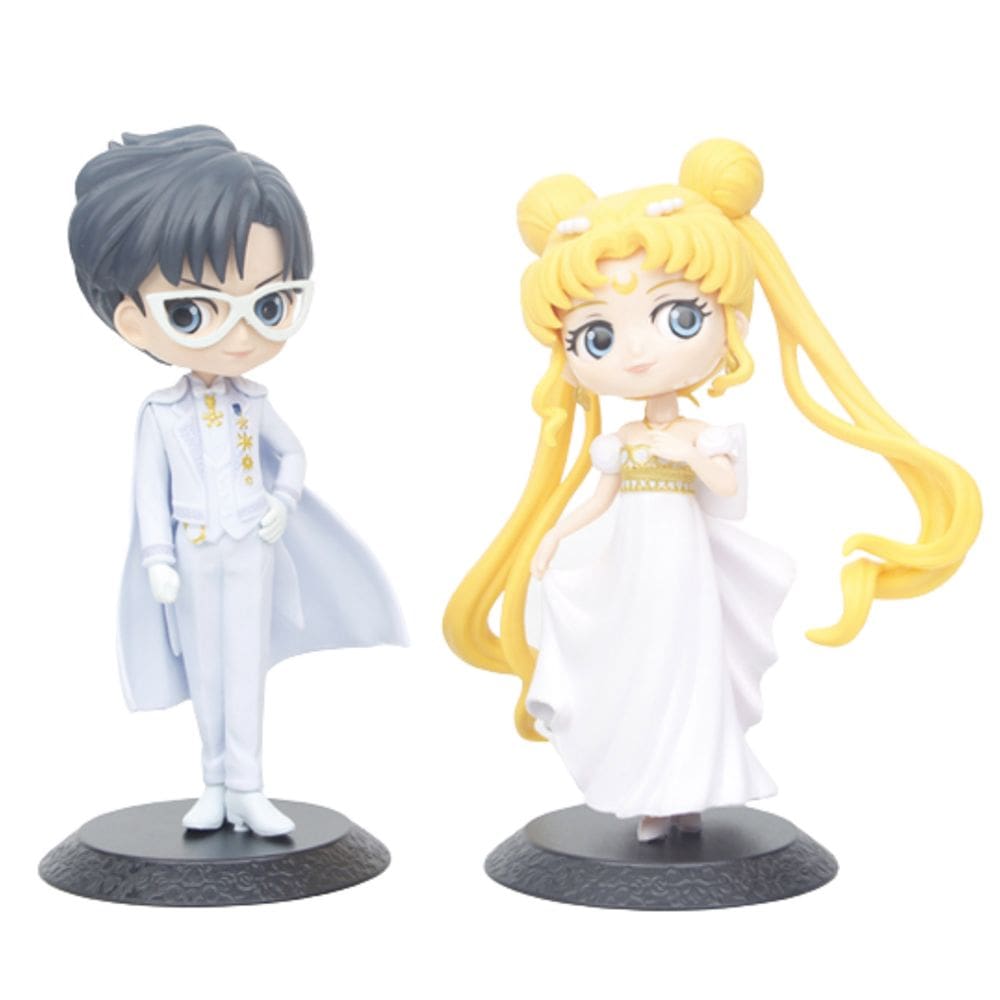 Coleção de brinquedos de figuras de anime, 2 peças Wedding Sailors Moons