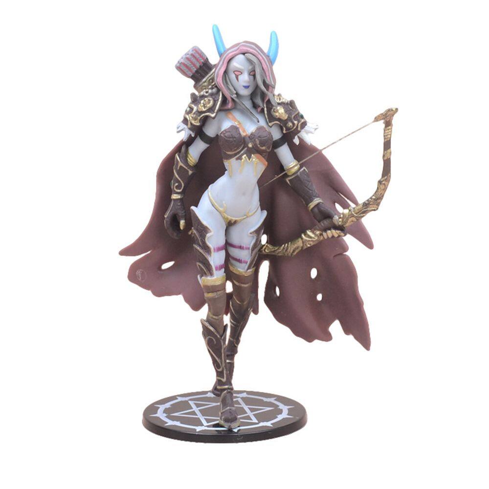 Boneco de anime, modelo colecionável, Sylvanas Windrunners