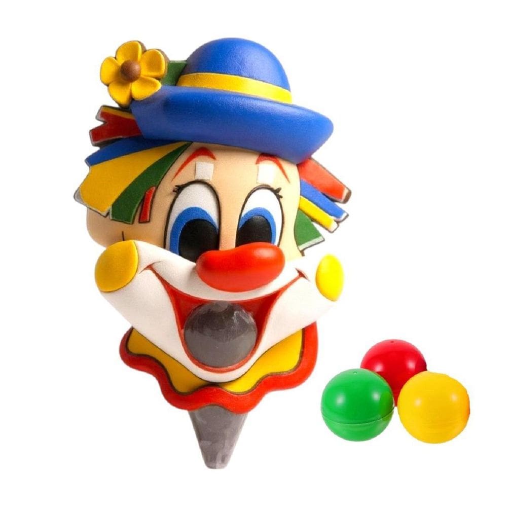 Painel Festa Junina Jogo Boca Bocão Palhaço Com 3 Bolinhas