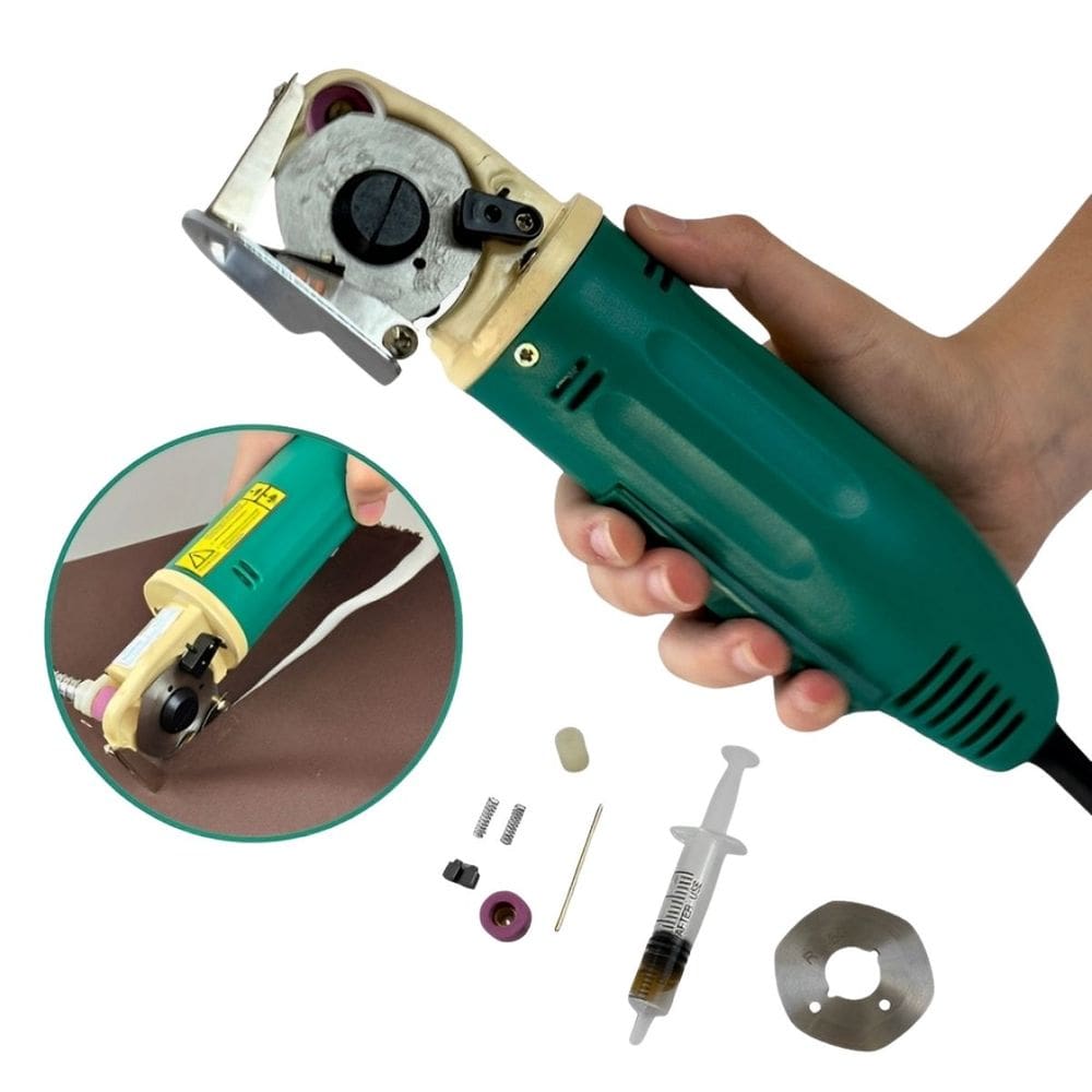 Máquina Cortar Tecido Elétrica Tipo Bananinha Lâmina 50 mm 2´´ Hexagonal 110V Importway Iwmc51301