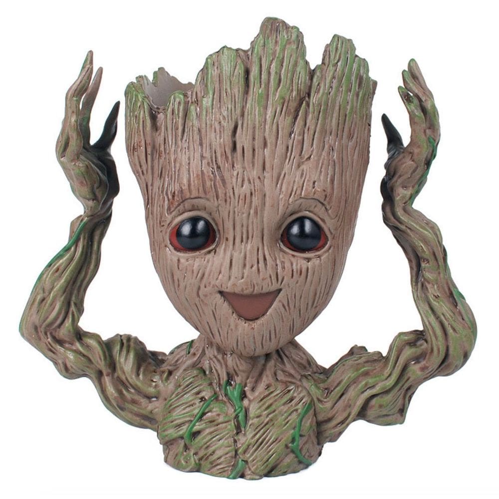 Figura de vaso de flores Toy Baby Groot PVC 14 cm multicolorida