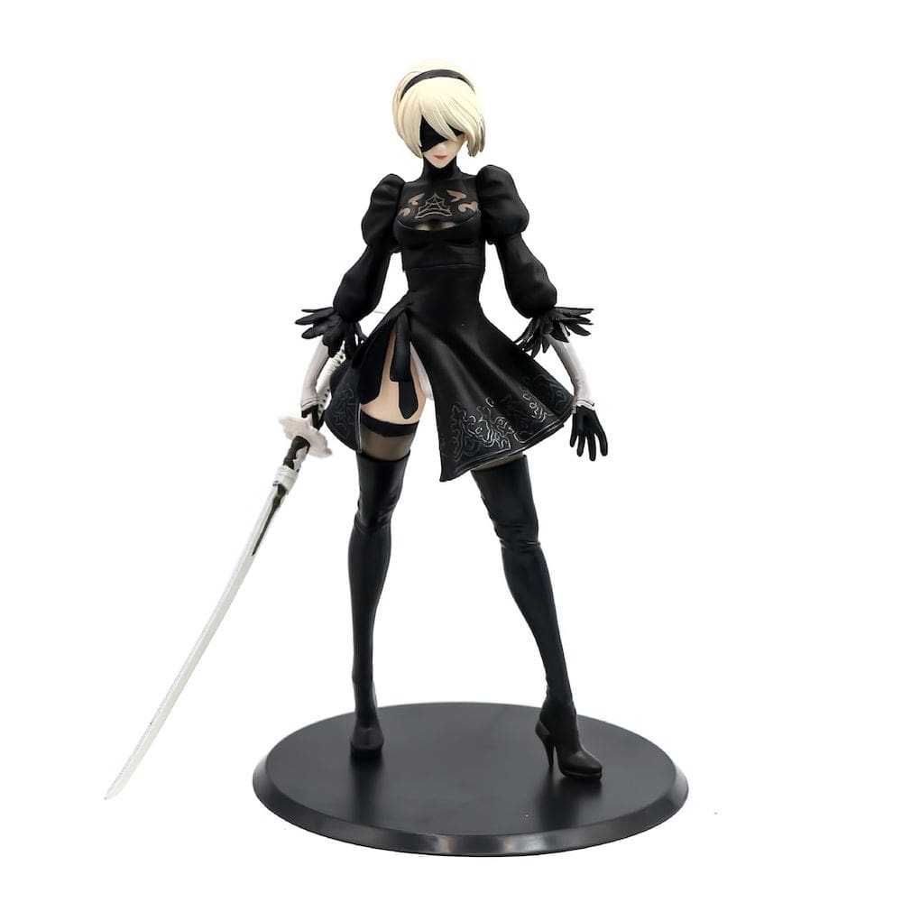 Figura Toy Nier Automata Battle Robot Yurha 28 cm em PVC