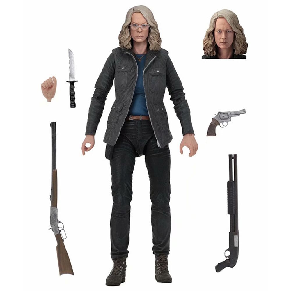 Coleção de bonecos Halloween Myers Anime 18 cm PVC