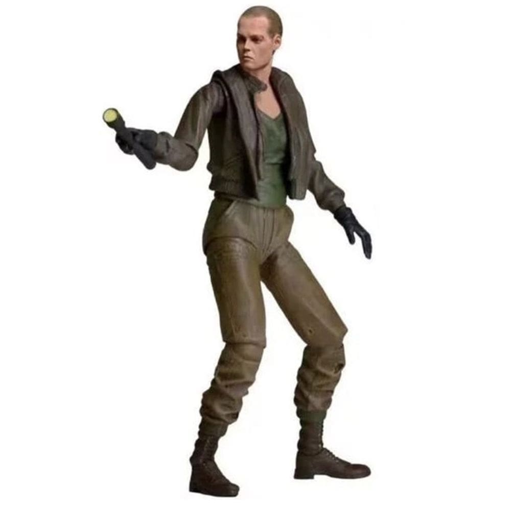 Coleção de bonecos modelo Ripley Aliens Bald 18cm