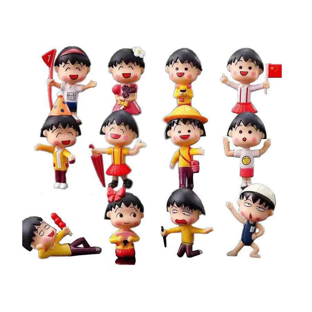 Boneco de anime colecionável Chibis Marukos chans 5,5 cm