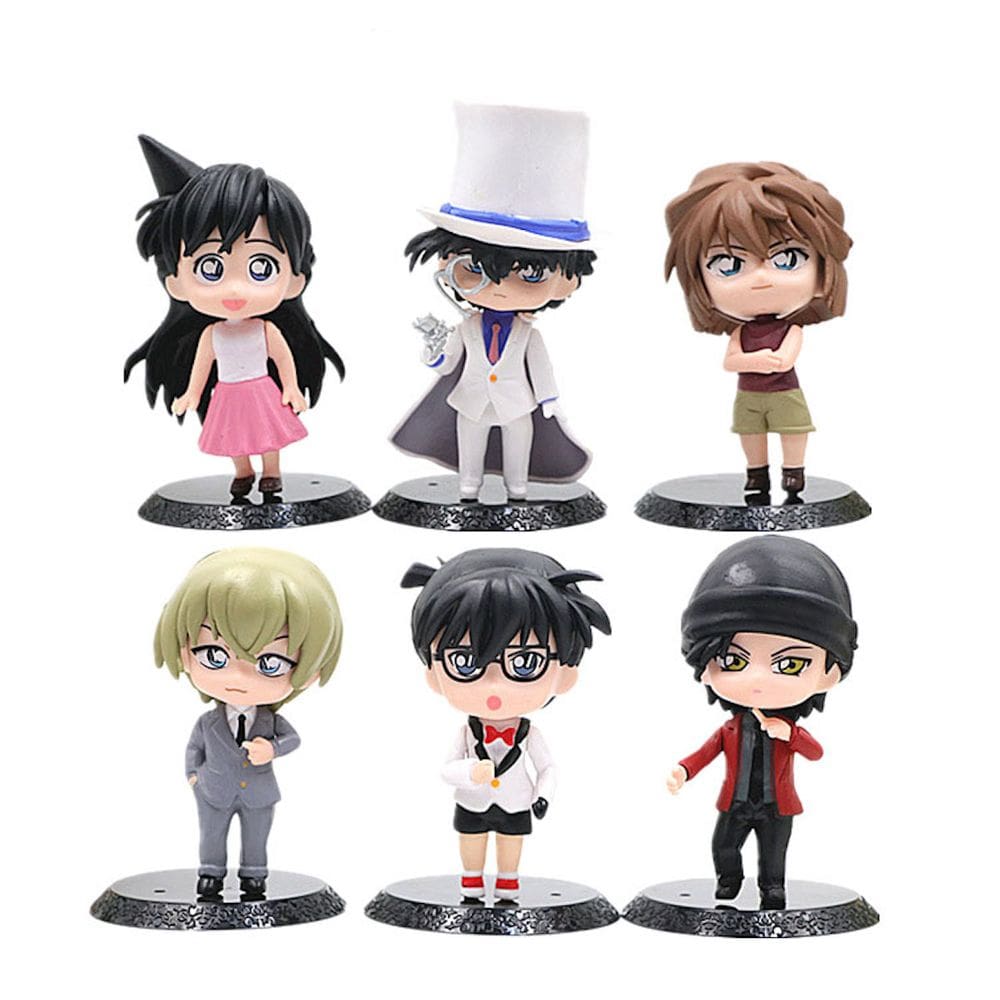 Figura Toy Detectives Conans Kaitous Kiddos 10-11 cm, 6 unidades