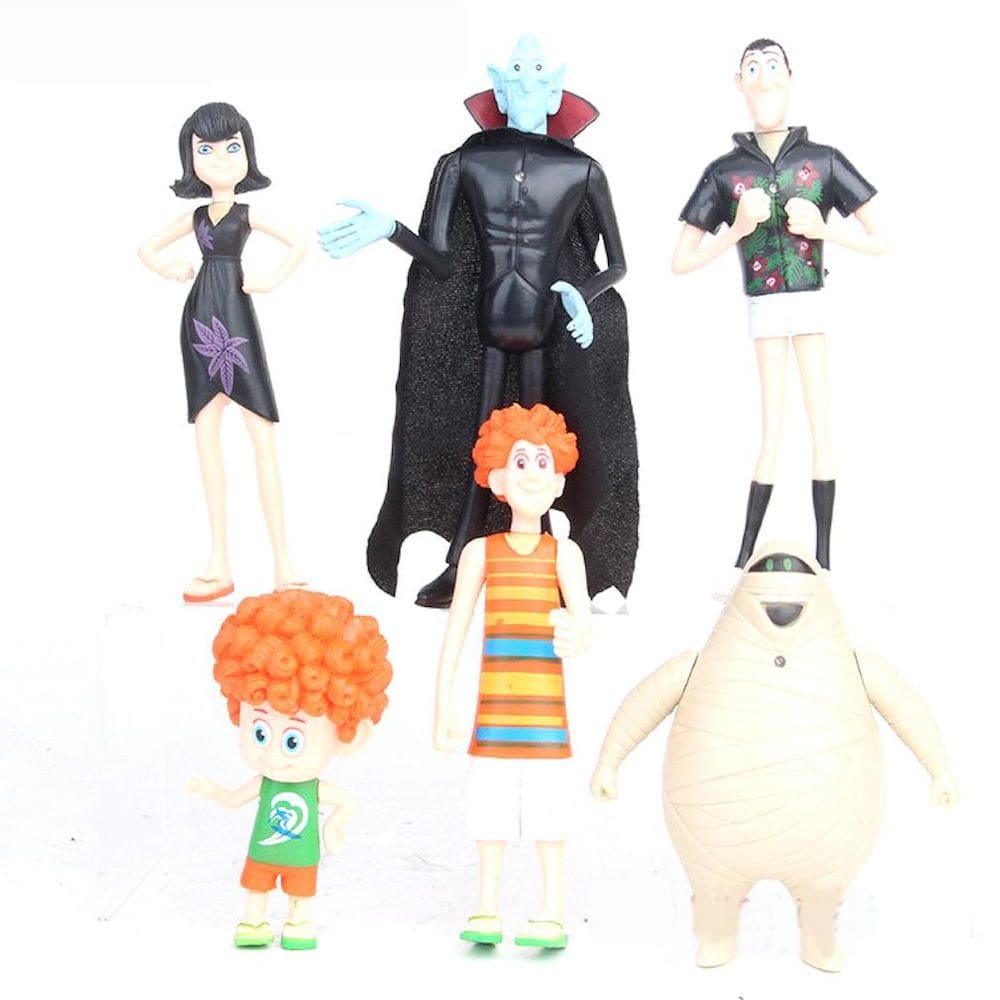 Coleção de bonecas anime Figure Toy Hotel Transylvania, 6 unidades