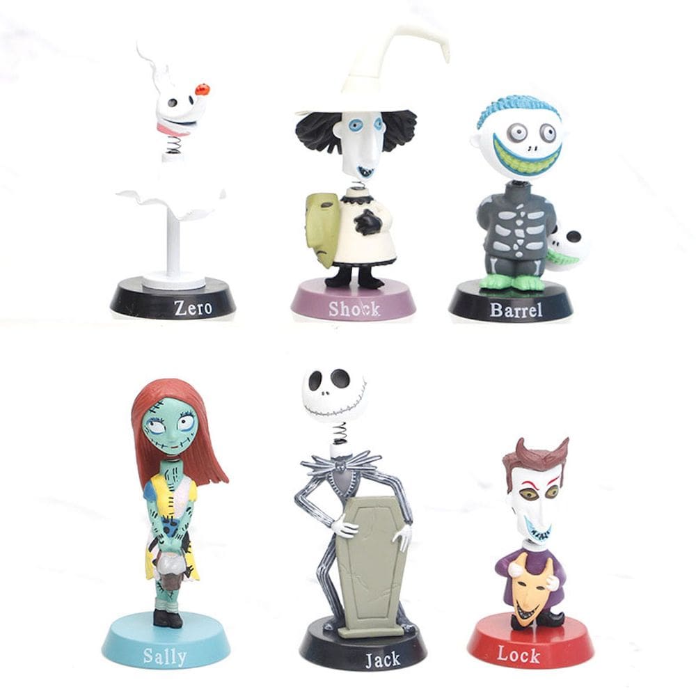 Figuras de ação Nightmares Before Christmas Jacks Skellingtons