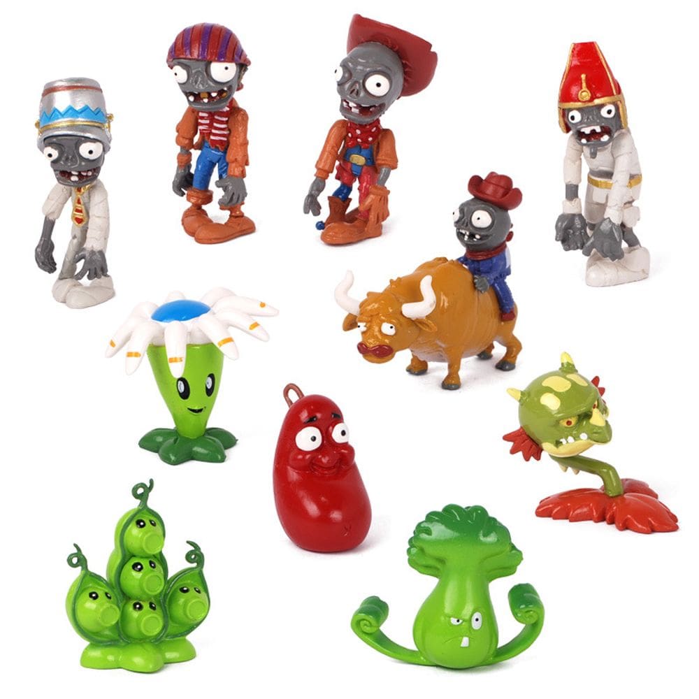 Figure Toy Collect Plants vs Zombies Peashooter x10