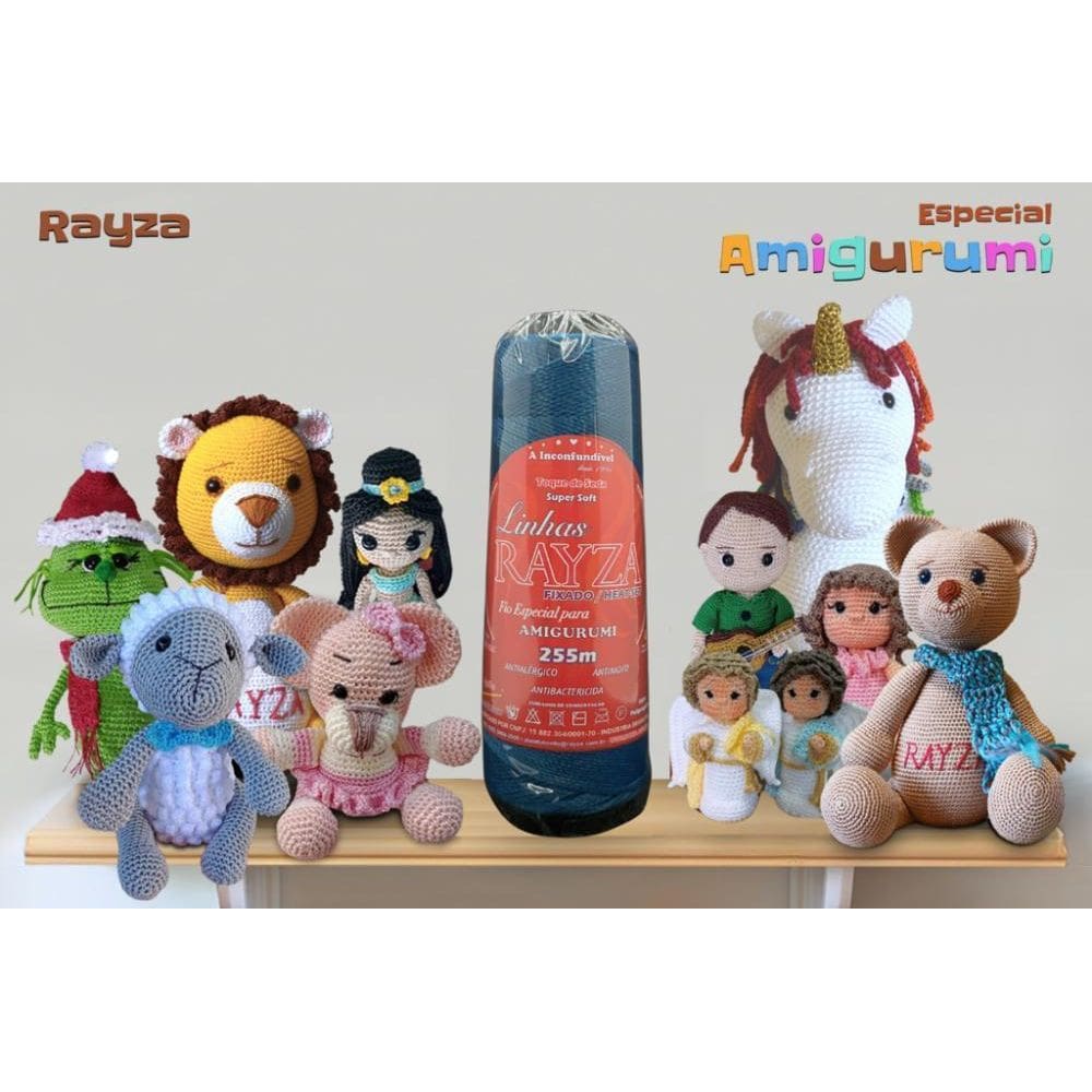 Linha Rayza Ideal Para Amigurumi - Cor 041 Jeans