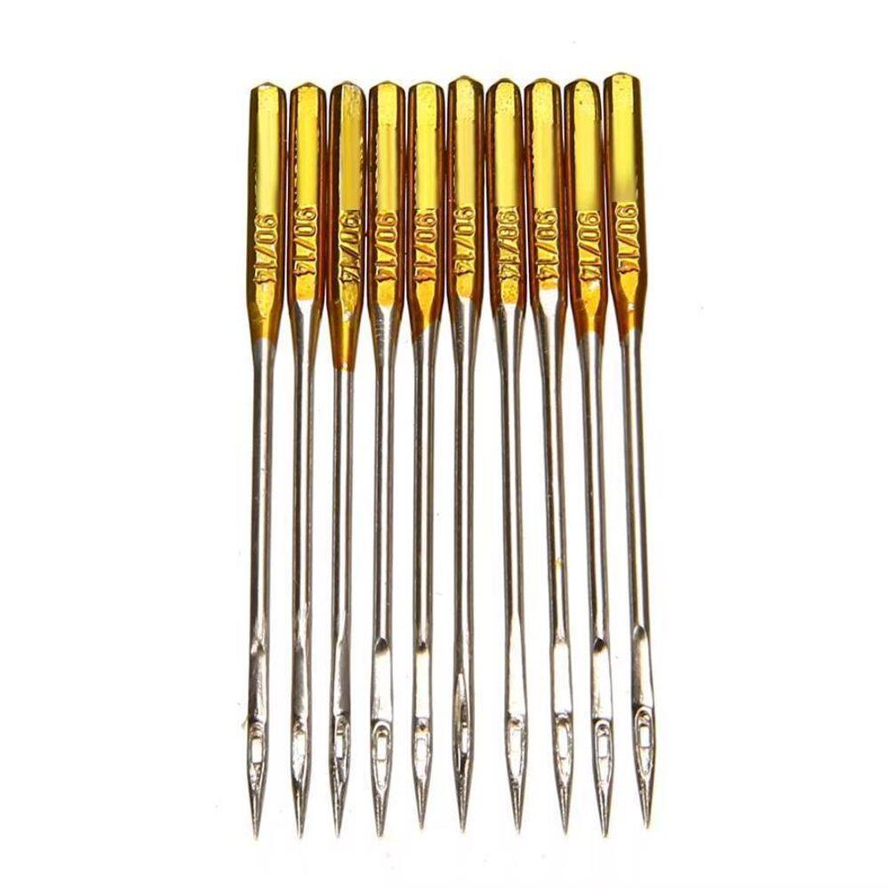 10 Agulhas Maquina Doméstica Douradas N 12-Top