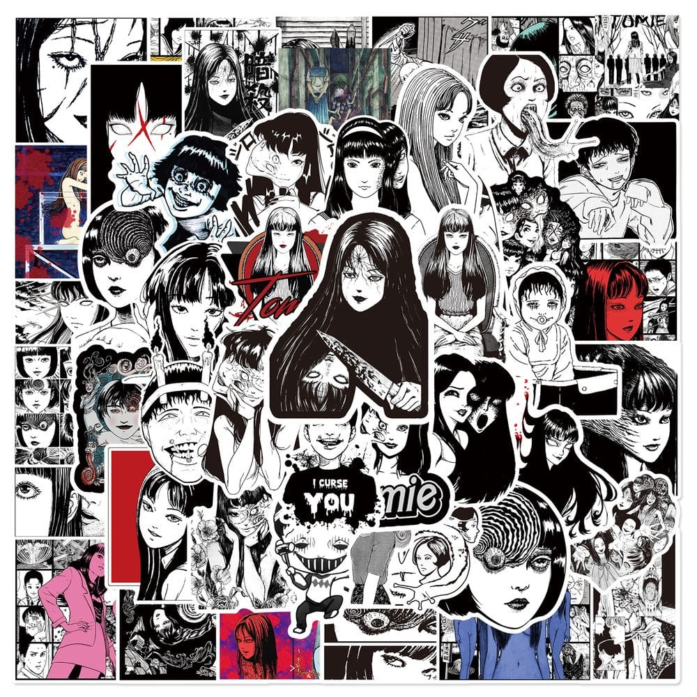 Adesivos Tomies Kawakamis Anime S em vinil impermeável 50 unidades