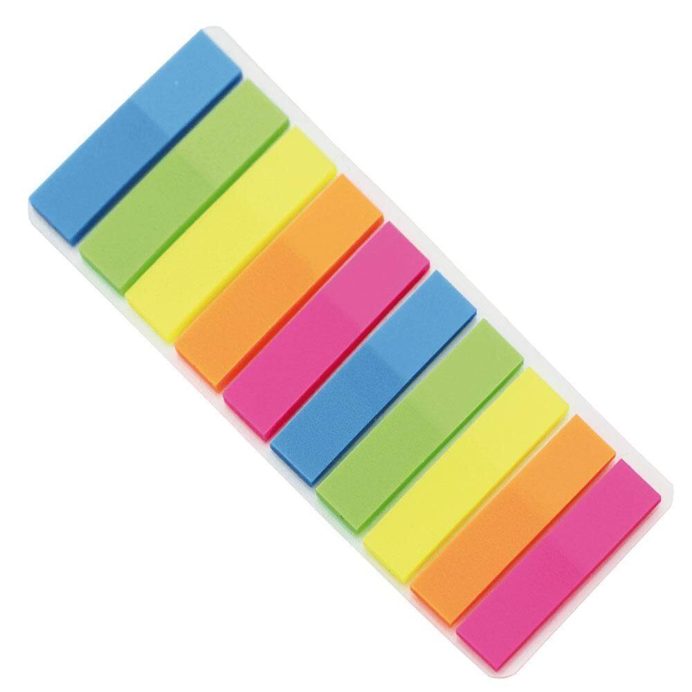 Marcador Auto Adesivo Cores Neon 250 Unidades Kit