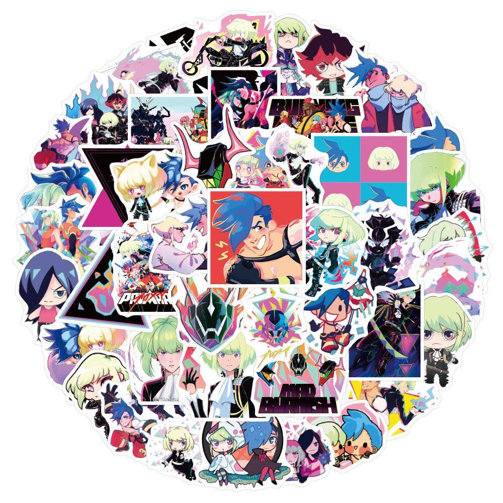 Pacote de adesivos Promya Anime, vinil impermeável, 100 unidades