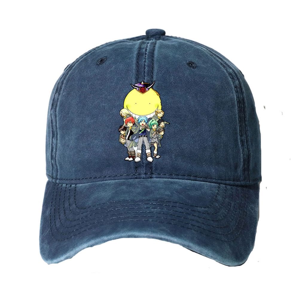Aula de assassinatos de anime com boné de beisebol para homens e mulheres