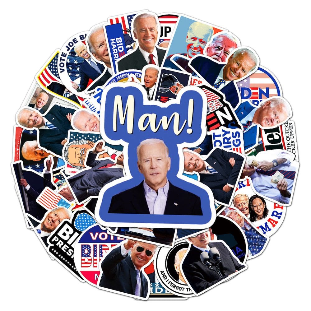 Adesivos Bidens Anime Cartoon 50 unidades de PVC impermeável