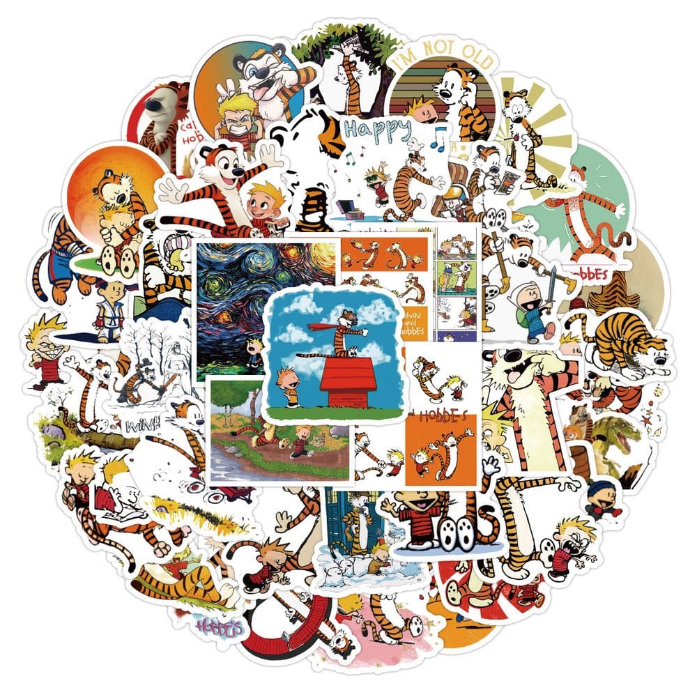 Adesivos Kevin`s Magic Tiger World Anime 50 unidades de PVC