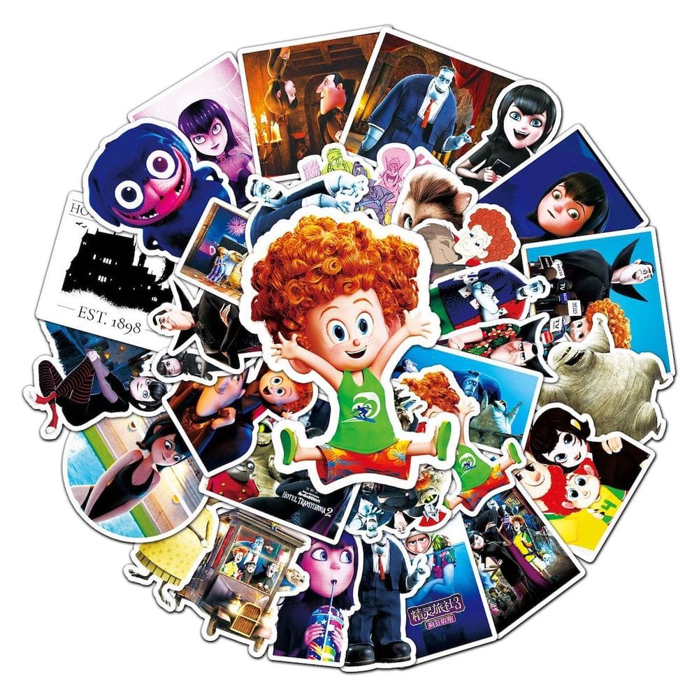 Adesivos Anime Hotels Transylvaniass Vinyl Cartoon x50
