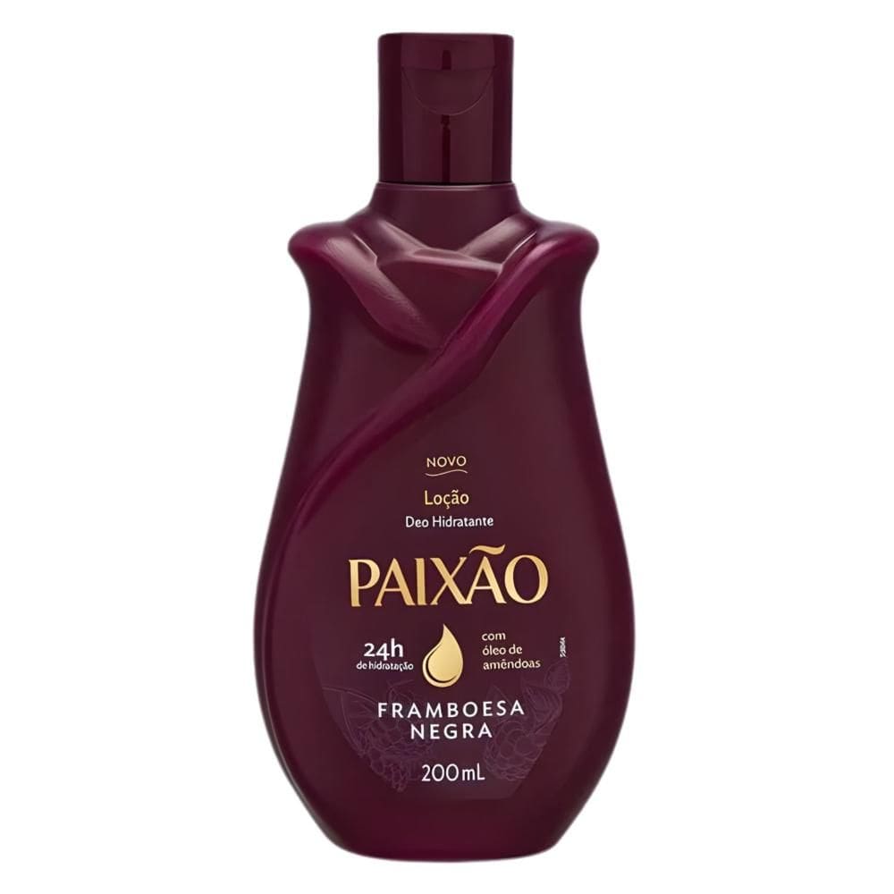 Loção Hidratante Corporal Paixão Framboesa Negra 200ml