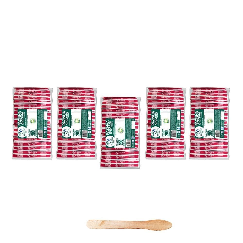 Pazinha Mexedor Gigante Theoto Sorvete Sobremesa Caldo Kit 5
