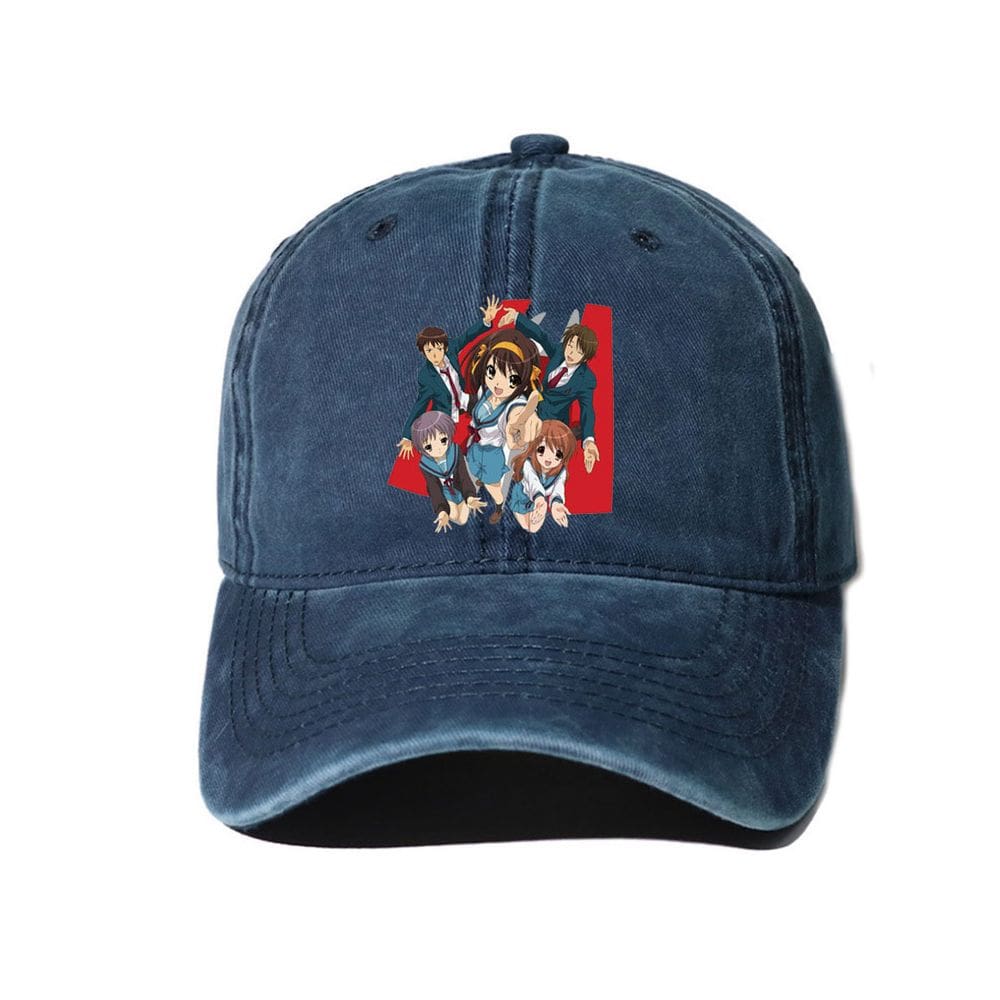Boné de beisebol High Schools D D Anime Snapback HipHop - Denim