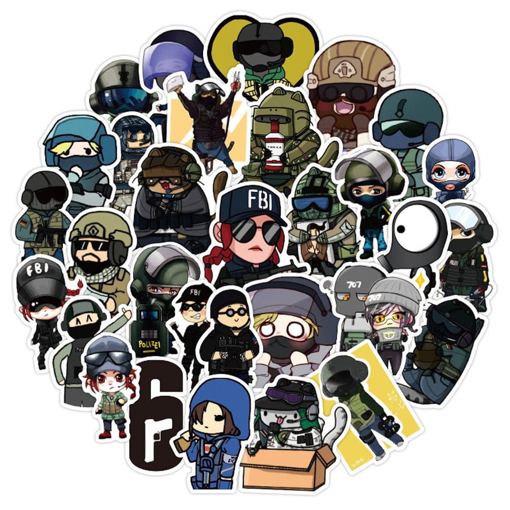 Adesivo Rainbow Seven Anime Vinyl PVC 50 unidades para impermeabilização