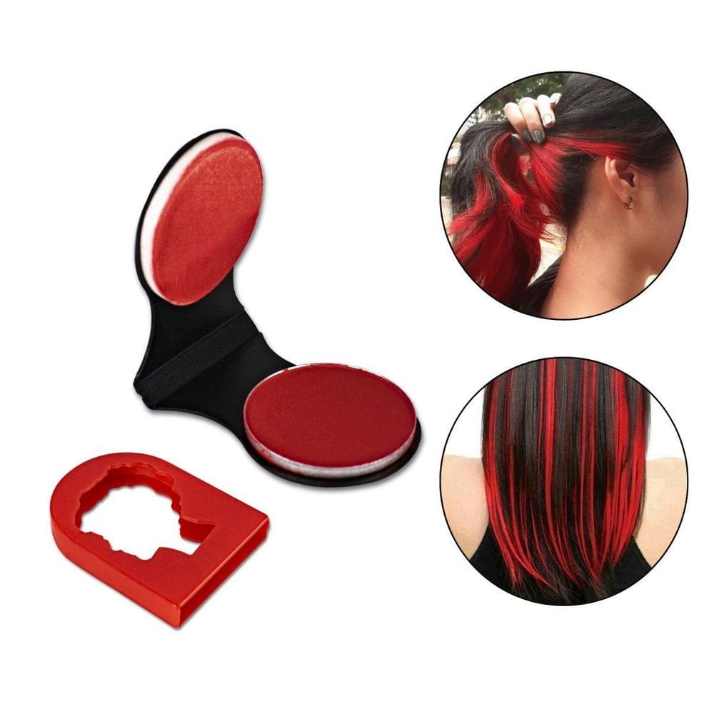 Giz Vermelho Tinta Temporária Cabelo Colorido Festa Cosplay