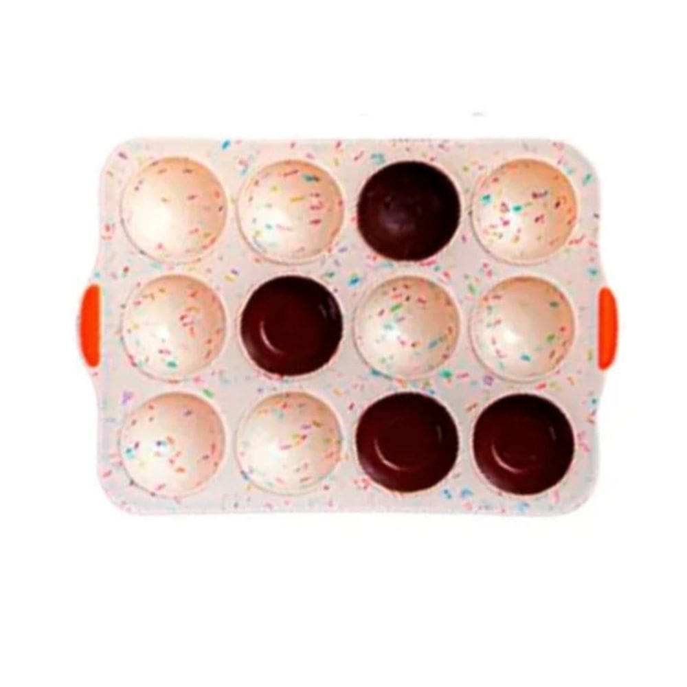 Forma Para 12 Muffins Silicone 358X246Mm Uc131-12 Hércules