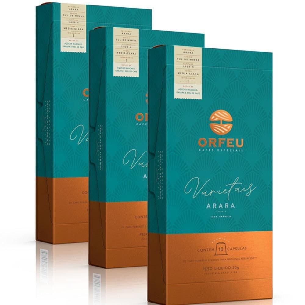 30 Cápsulas Café Nespresso Orfeu Arara