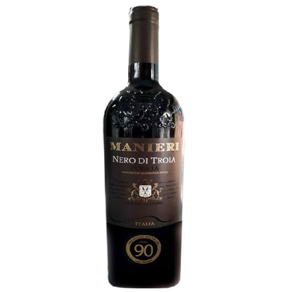 Vinho Italiano Manieri Nero Di Troia Puglia Igt 750Ml