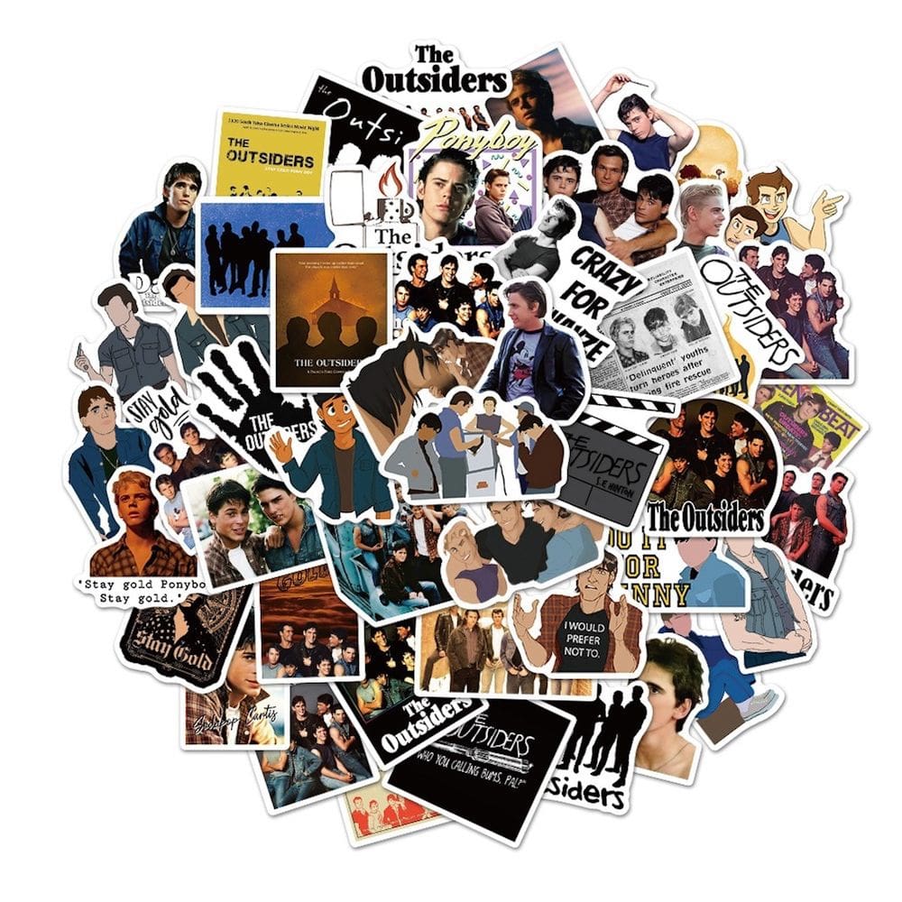 Pacote de adesivos Godfather Outsiders Anime 50 unidades para carro