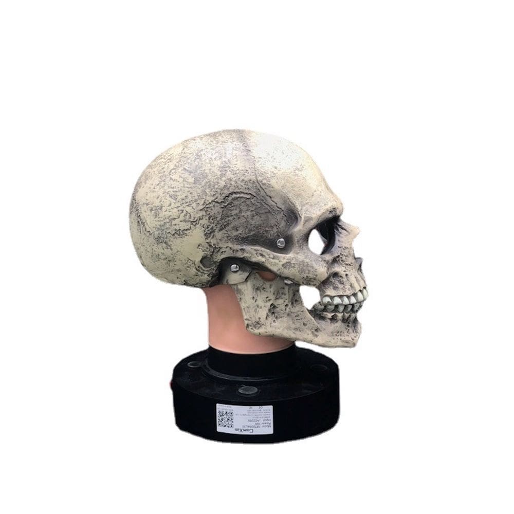 Máscara facial completa de látex Cosplay Costume Props Skeleton