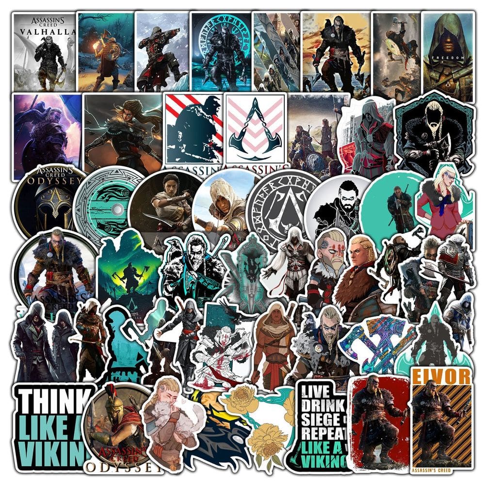 Adesivos Altairs in LaHads em vinil impermeável 50 unidades/lote