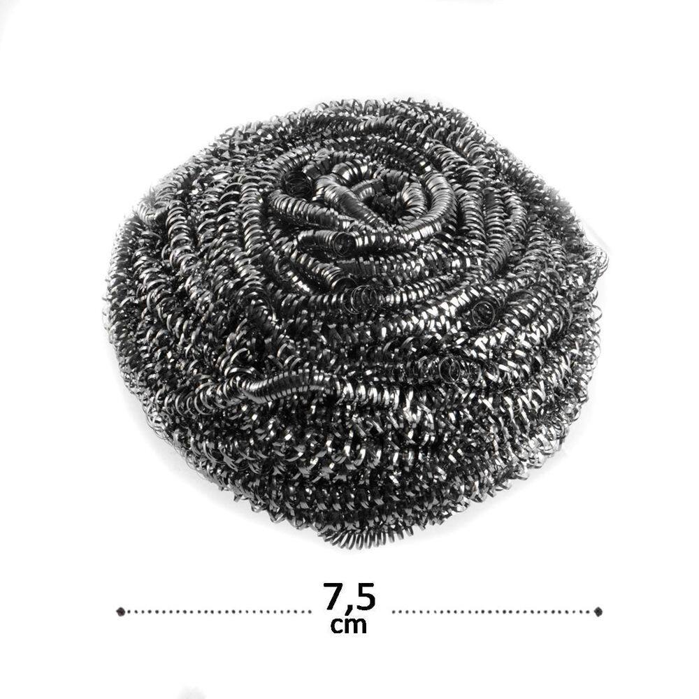 Esponja de Limpeza Aço Inox - Tudo em Caixa