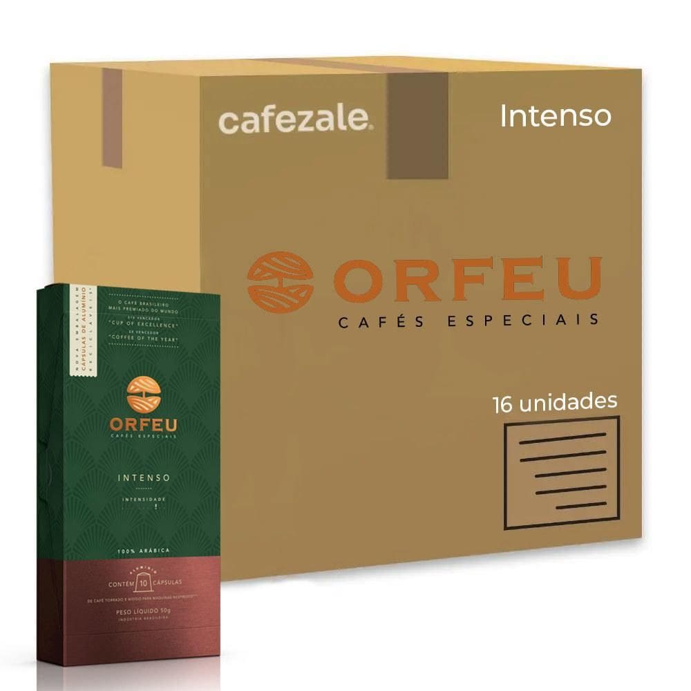 160 Cápsulas De Café Nespresso Orfeu Intenso - Intensidade 8