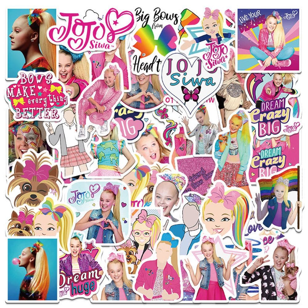 Adesivos de vinil impermeável JoJos Siwas Anime 50 unidades/lote