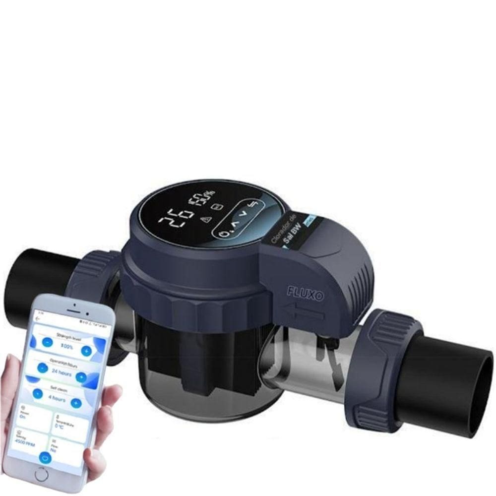 Gerador De Cloro A Base De Sal Gs-25 Para Piscinas De Até 80 Mil Litros - Sodramar